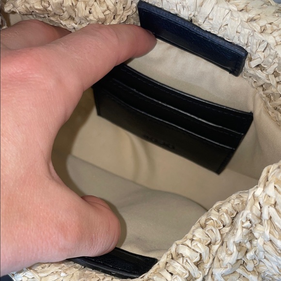 DKNY woven crossaint clutch - Picture 2 of 2